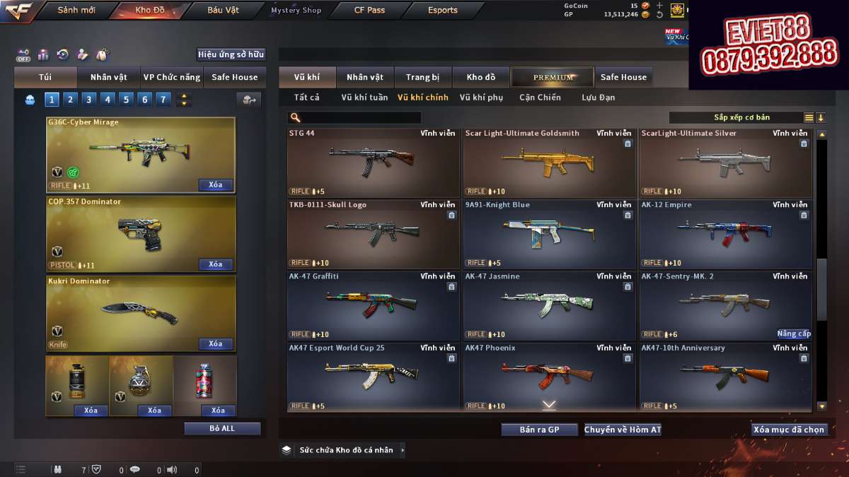 shop acc cf uy tin gia re